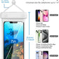 wellhouse Waterproof Phone Pouch, Waterproof Phone Case for iPhone 16 15 14 13 12 Pro Max XS Samsung, IPX8 3D Cellphone Dry Bag Beach Essentials (2 Pack - Duke Black & White7.0, 7 inch)