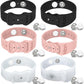 Motion Sickness Bands Anti Nausea Acupressure Wristband Sea Sickness Wristbands Nausea Bands(3Pairs-Black+Pink+Transparent)