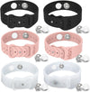 Motion Sickness Bands Anti Nausea Acupressure Wristband Sea Sickness Wristbands Nausea Bands(3Pairs-Black+Pink+Transparent)