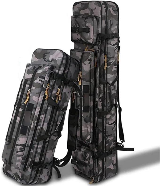 Suwequest 70CM-130CM Multifunctional Waterproof Bags Large Fishing Reel Gear Outdoor Fishing Rod Bag Storage Case