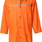 Mens Long Hooded Safety Rain Jacket Waterproof Emergency Raincoat Poncho