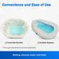 100 Count Enlarged Bedside Commode Liners for Commode Chairs, Bed Pans, and Portable Toilets, Pre-Separated, Leakproof, Sturdy, Disposable, for Adults, Seniors, Medical Care, and Camping