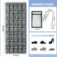 35Large Pockets Over The Door Shoe Organizer, Mesh Pockets Shoe Holder Rack, Capacity Shoe Hanging Storage，door shoe rack With 4 Metal Hook.