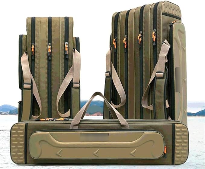 Suwequest 80Cm/90Cm/100Cm/120Cm Fishing Rod Bags Waterproof 3/4 Layer Fishing Reel Storage Case Gear Lures Bag