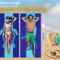 2 Pack Microfiber Lightweight Beach Towel 71"x32" Oversized Extra Large Thin Sand Free Towels Travel Swim Pool Yoga Gym Camping for Adults Women Men Beach Essentials Accessories Vacation Gift