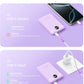 VEEKTOMX Small Portable Charger, Mini Power Bank 10000mAh, PD 22.5W Fast Charging USB-C Battery Bank, Travel Essentials Dual Voltage External Portable Powerbank for iPhone/Samsung/Google Pixel, Purple