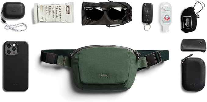 Bellroy Lite Belt Bag (versatile crossbody bag, fanny pack) - Spruce