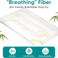 MINUPWELL Ultra Thin Pillows, Flat Pillows for Sleeping Thin, 7D High Support 2.5 inch Height Slim Bed Pillows for Stomach Sleeper, Standard Size -18x36 in - Rayon Derived from Bamboo