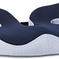 Seat Cushion, Seat Cushion for Sit Bone and Back Pain Relief, Butt, Tailbone, Hip, Hamstring, Posture Support - Memory Foam Comfort Ischial Tuberosity Pillow (Blue)
