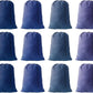 Extra Large Laundry Bag Blue 30"x40" Dirty Clothes Organizer with Drawstring Closure for college, dorm and apartment dwellers Home Dorm Travel Basket (12PCS Blue)