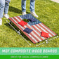 3 x 2 ft American Flag Design Cornhole Game Set