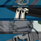Sports Gym Duffel Backpack Large Weekender Bag Dark Teal 80L