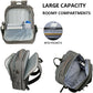 KROSER Laptop Backpack Large Computer Backpack Fits up to 17.3 Inch Laptop with USB Charging Port Water-Repellent Casual Daypack for Travel/Business/College/Women/Men-Grey - Roamly
