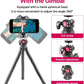 ULANZI FT-01 Phone Tripod with Holder, Mini Camera Flexible Tripod Stand with Cold Shoe Mount, 1/4'' Screw for Magic Arm, Universal for iPhone 16 15 Pro Max XS Max X 8 Samsung Canon Nikon Sony Cameras