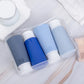 Valourgo Travel Bottles for Toiletries, Tsa Approved 3.4oz Portable Travel Bottles, BPA Free Leak Proof Travel Tubes Refillable Travel Accessories, Travel Accessories with Clear Toiletry Bag, Blue