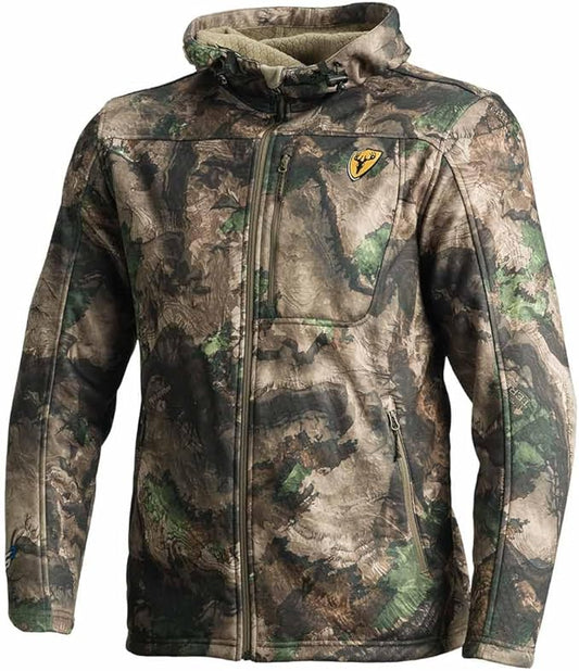 SCENTBLOCKER Shield Series Silentec Midweight Jacket, Camo Hunting Clothes for Men