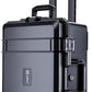 Lykus HC-5220 Waterproof Hard Case with Wheels and Customizable Foam, Interior Size 20.5x14.2x9.7 inch, Suitable for camera, lens, drone, mic, flashlight, projector, electronics, tools, and more