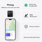 Momax Wallet Tracker Smart Finder - Rechargeable Slim Bluetooth Key Tracking Card with 1-Year Battery, Apple Find My (iOS Only), Item Locator for Luggage Tag, Suitcase, Passport, Backpacks, Mini Size