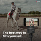 Pivo Equestrian Silver Starter Pack, Auto Face, Body, Horse Phone Tracking Holder, Ai-Powered 360° Rotation, Remote Control for Hands-Free Video Recording with Smart Mount and Travel Case