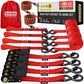 Ratchet Straps Heavy Duty 4 Pack (4 Count)