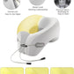 Travel Pillow – Neck Pillow Airplane, Travel Pillows for Airplanes, Airplane Travel Accessories with Eye Mask, Earplugs, Ergonomic Memory Foam Neck Pillow for Sleeping, Flights, Cars, Office (Gray)