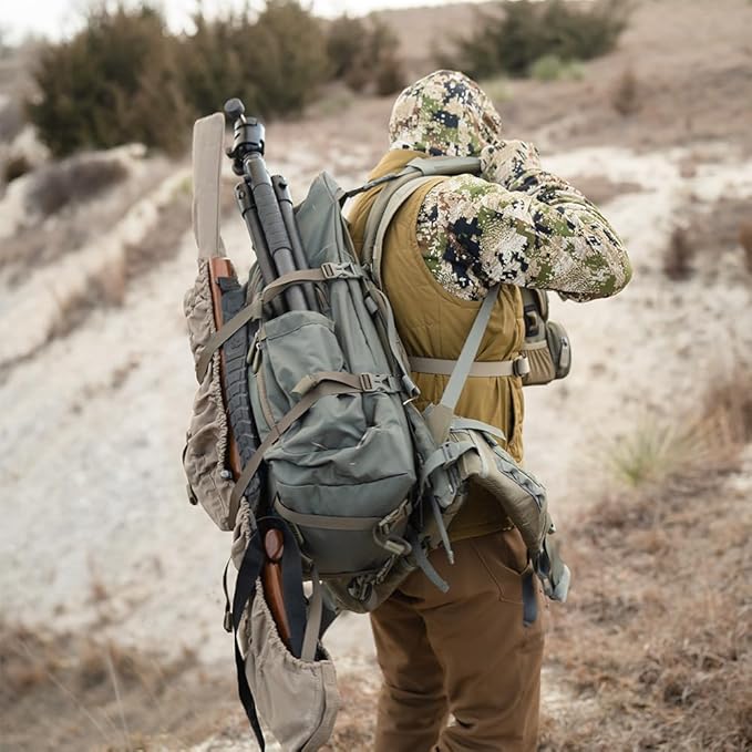 BOG Inception Backpack Frame and Helix Pack with Lightweight Design, YKK Zippers, Durable Build for Hunting, Backpacking