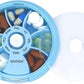 INVODA Weekly Pill Organizer 7 Compartment Rotating Pill Box for Daily Medication & Vitamins - Portable Travel Pill Case Fish Oil Supplements Vitamins Organizer (Green+Blue)