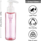 Travel Bottles Plastic Pump Bottle Dispenser TSA Approved 3.4oz/100ml 4 Pack Travel Refillable Shampoo and Conditioner Bottles Empty Travel Size Bottles for Cosmetic, Lotion, Liquid Soap (mixcolor)