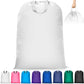 Extra Large Heavy Duty Laundry Bag - 28" x 40", Travel Laundry Bag for Dirty Clothes, Camping (White)