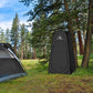 Wakeman Pop Up Changing Tent, 3.3 x 3.3 x 6.2ft, Camping Shower Tent for Portable Toilet Stall or Dressing Room with Carry Bag for Camping, Beach, or Tailgate, Polyester