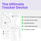 GEGO PRO GPS Tracker - Universal Tracking for Luggage, Vehicles, Trailers, Bike, Person | Real-Time GPS Tracking, WiFi, GSM & Bluetooth | Long Battery Life | Subscription Required