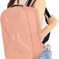 MOSISO Camera Backpack, DSLR/SLR/Mirrorless Photography Camera Bag 15-16 inch Waterproof Hardshell Case with Tripod Holder&Laptop Compartment Compatible with Canon/Nikon/Sony, Salmon Pink