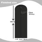 Dress Bags for Gowns Long, 65'' Garment Bags for Hanging Clothes, Suit Bag Cover for Storage and Travel (Black)