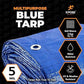 Better Blue Poly Tarp 50' x 50' (2500 Sq Ft)