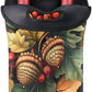 Neoprene Wine Tote, Bottle Carrier Gag Insulating Neoprene Thicker, Insulated Wine Bag for Travel Holds Two Bottles, Bottle Carrier Bags Protect the Bottles, Pinecones