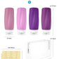 Morfone Travel Bottles for Toiletries, 3oz Tsa Approved Travel Size Containers Leak Proof Squeezable Travel Accessories Refillable for Shampoo Conditioner Lotion Liquids(Purple)