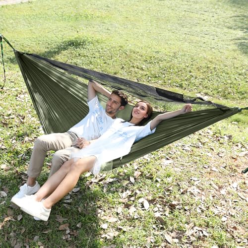 Camping Hammock with Mosquito Net and Ridge Rope