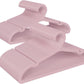 100 Pack Clothes Hangers, Non Slip Plastic Coat Hangers, Space Saving, Heavy Duty, Hanging Dry Wet Clothes, 16.4" x 8.3", Light Pink, UAPY05100P