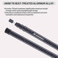 Tarp Poles Heavy Duty Adjustable,AVOFOREST Aviation Aluminum 9.2FT Tent Poles Lengthen and Thicken with Protection Cap Awning Poles Set of 2 for Hiking
