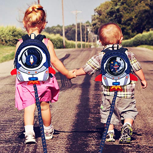 Rocket Toddler Kids Backpack with Harness Leash for Boys Girls Age 1