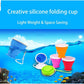 Collapsible Cup - Silicone FoldableCup-Expandable Folding Drinking Cups -Reusable Portable Mugs-Cup For Travel, Camping, Hiking, Survival, Car, Picnic, Beach, Holiday Vacation, Outdoor Sports Blue