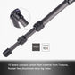 AOKA 28in/1.1lb Mini Portable Carbon Fiber Tripod, Lightweight Compact Travel Tabletop Tripod Stand for Phone，Camera，Camcorder，Projector，Webcam, with Metal Phone Mount & Center Column