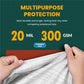 Large Waterproof Tarp - Heavy Duty 20 Mil Thick Poly Tarpaulin Ideal for Canopy Tents, Boats, RV or Pool Covers - Multipurpose Protective Tarps with Grommets for Indoor and Outdoor Use | 30' x 50'