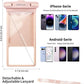 wellhouse Waterproof Phone Pouch, Waterproof Phone Case for iPhone 16 15 14 13 12 Pro Max XS Samsung, IPX8 3D Cellphone Dry Bag Beach Essentials (2 Pack - Blue & Pink8.0, 8 inch)