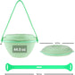 kūpaa Bowl & Carrier Duet – Microwave Safe Silicone Lunch Box For Adults– Collapsible, Leakproof, Food-Grade, Reusable To-Go Container (Jade)