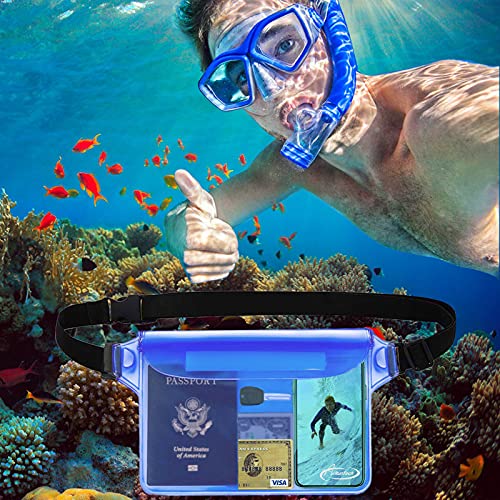 Waterproof Pouch with Waist Strap (2 Count)