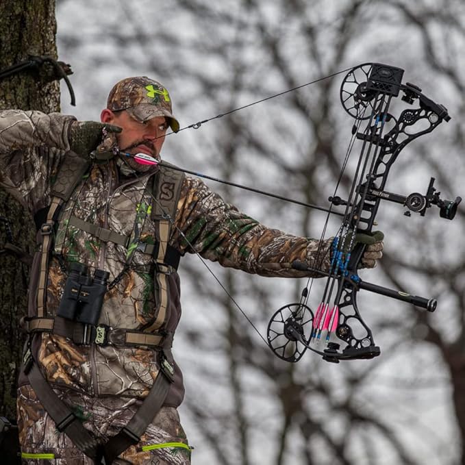 Summit Treestands Men's Pro Safety Harness, Medium, Black (SU83081)
