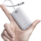 iWALK Mini Portable Charger 10,000mAh, 22.5W USB-C Fast Charging Power Bank with Built-in Cable, Travel Essential Ultra-Small Battery Pack Compatible for iPhone 16/16 Pro/15, Samsung, Google, White