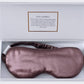 ZIMASILK Adjustable 100% 22 Momme Mulberry Silk Sleep Mask for Sleeping, Filled with Premium Mulberry Silk, Softest & Breathable Eye Sleeping Mask (Plum Wine)