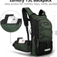 Insulated Hydration Pack Backpack with 3L BPA Free Leak-Proof Water Bladder, Keep Liquids Cool for Up to 5 Hours, Daypack for Hiking, Running, Cycling, Hunting, Climbing